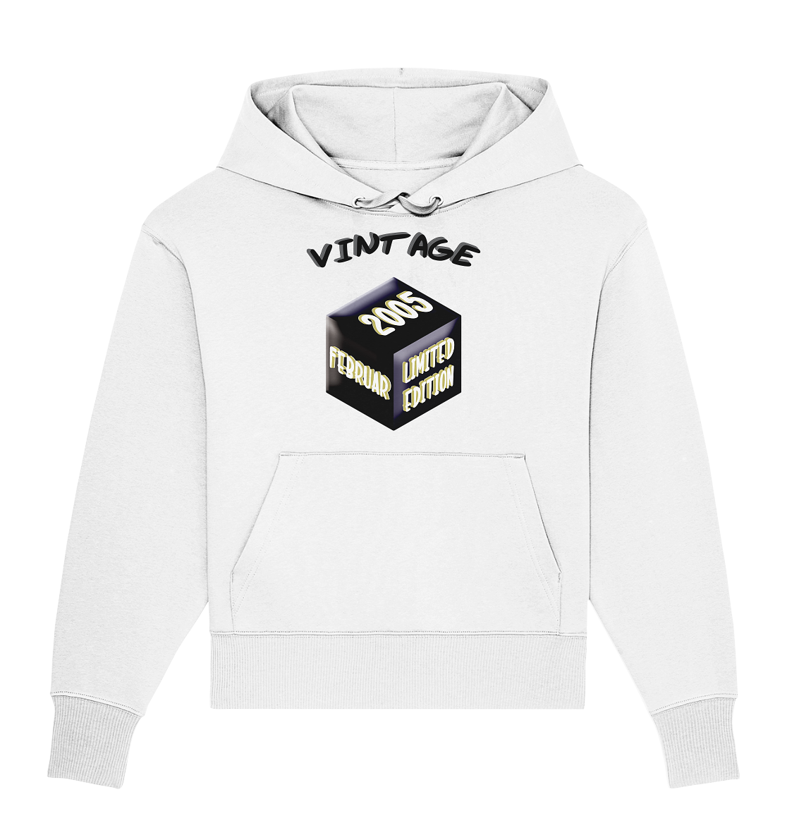 Vintage 2005 FEB Limited Edition, Geschenk zum 18 - Organic Oversize Hoodie