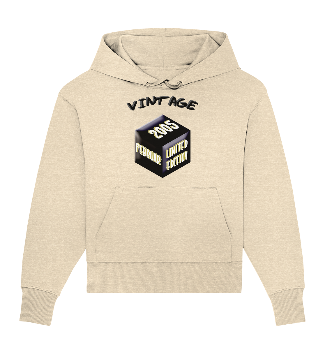 Vintage 2005 FEB Limited Edition, Geschenk zum 18 - Organic Oversize Hoodie