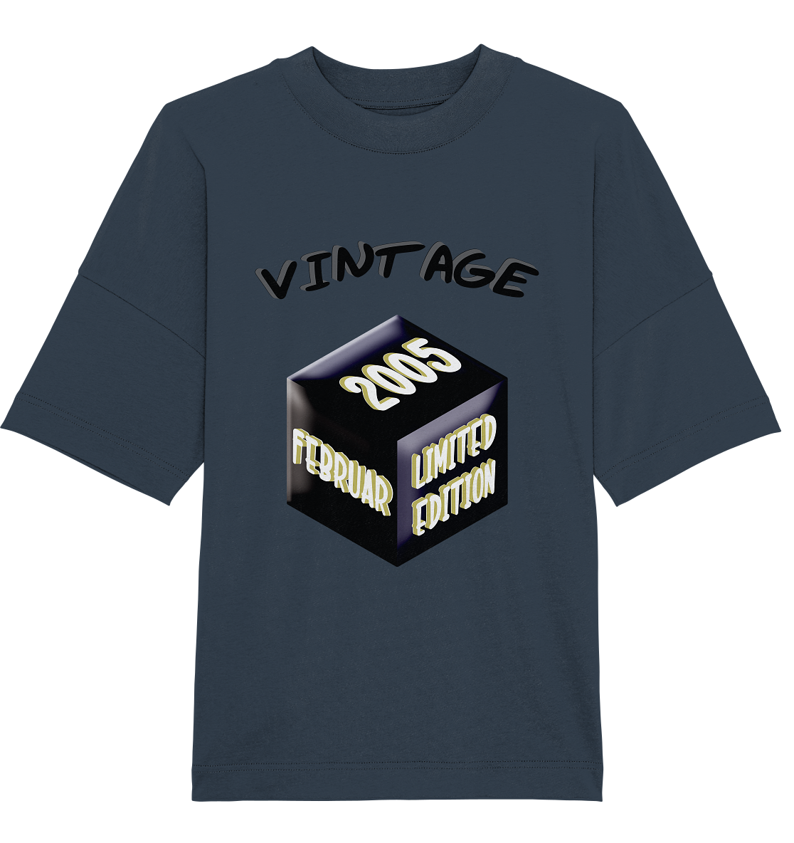 Vintage 2005 FEB Limited Edition, Geschenk zum 18 - Organic Oversize Shirt