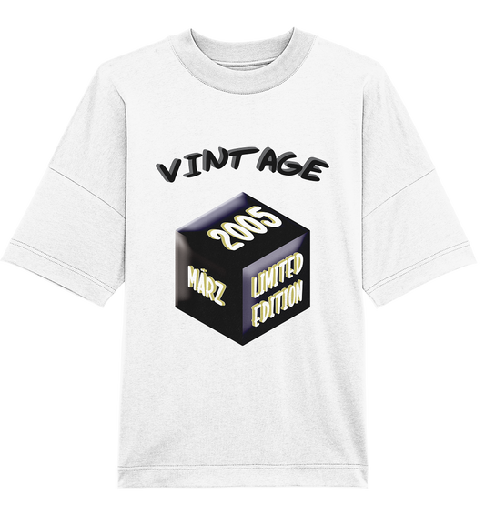 Vintage 2005 MÄRZ Limited Edition, Geschenk zum 18  - Organic Oversize Shirt