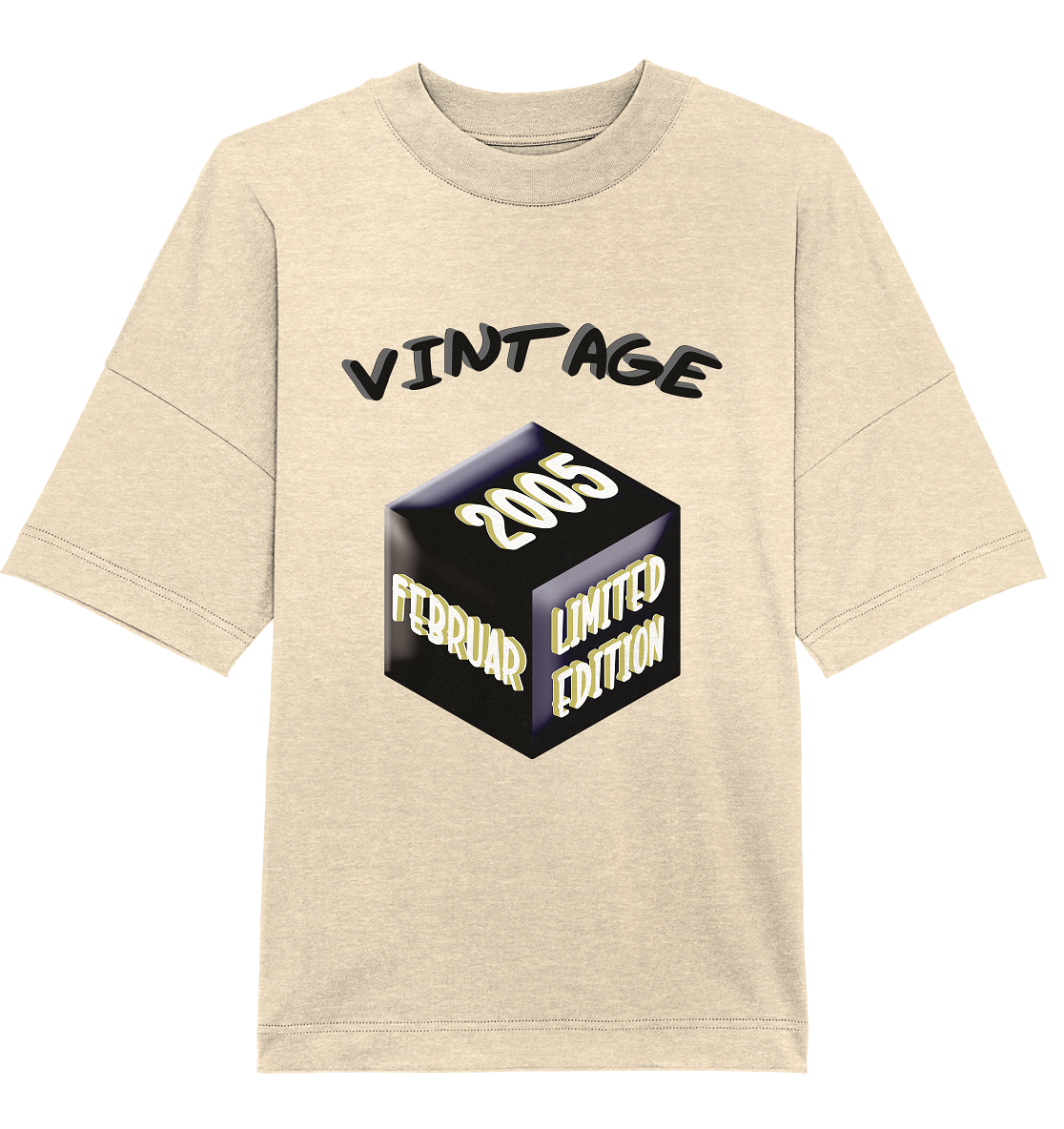 Vintage 2005 FEB Limited Edition, Geschenk zum 18 - Organic Oversize Shirt