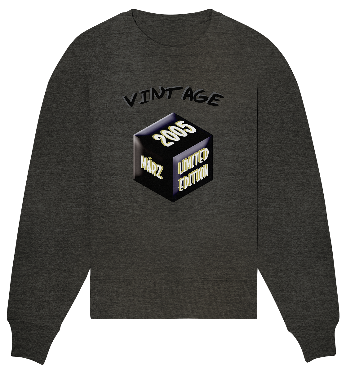 Vintage 2005 MÄRZ Limited Edition, Geschenk zum 18  - Organic Oversize Sweatshirt