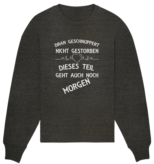 DRAN GESCHNUPPERT - Streetwear - Statements- Shirt, Hoodies & Co - Organic Oversize Sweatshirt