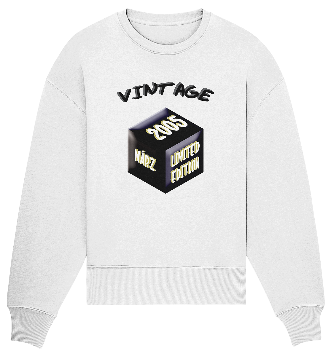 Vintage 2005 MÄRZ Limited Edition, Geschenk zum 18  - Organic Oversize Sweatshirt