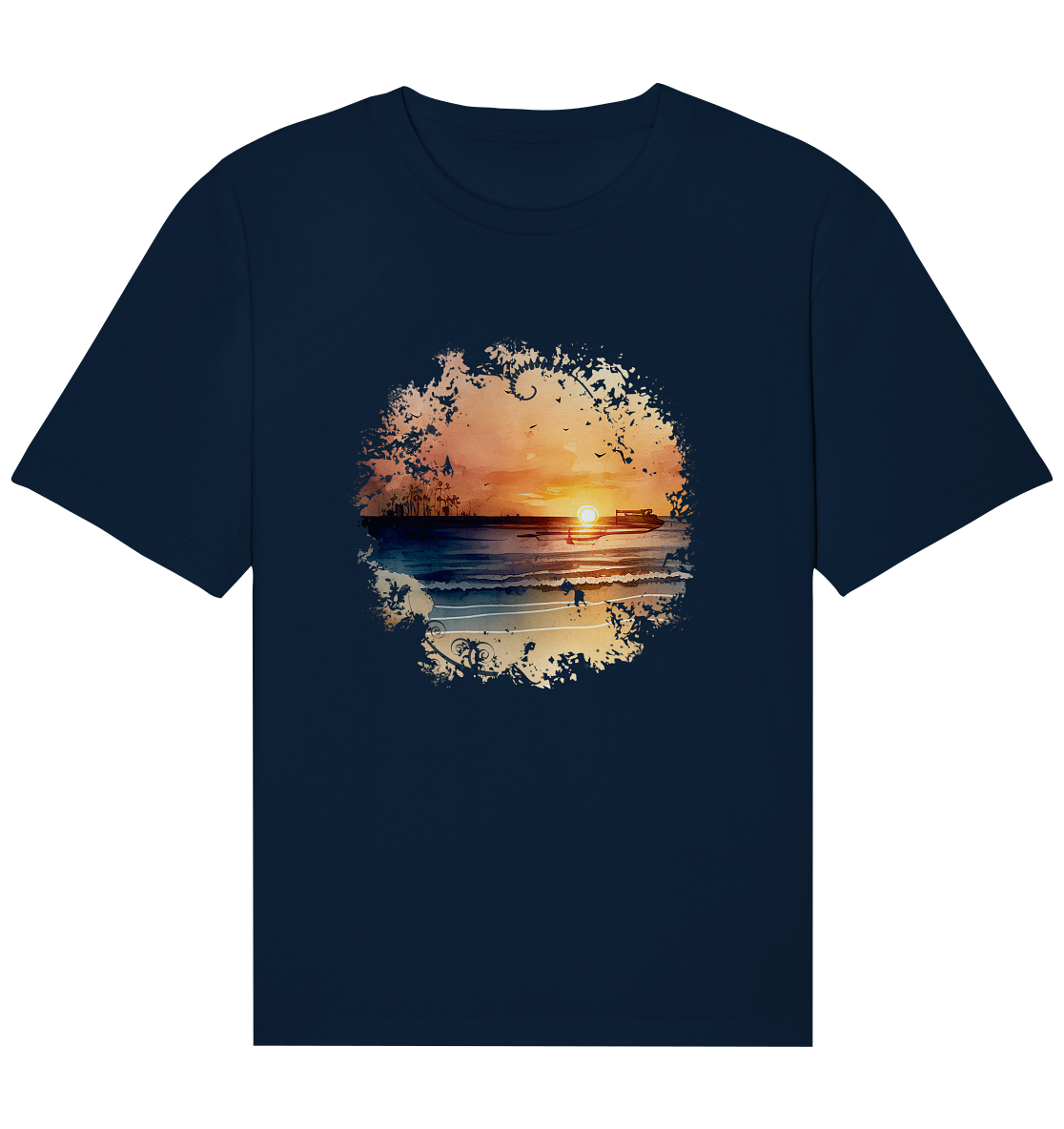 Sunset- "Endless Summer" Sommer und gute Laune in deinem Kleiderschrank - Organic Relaxed Shirt