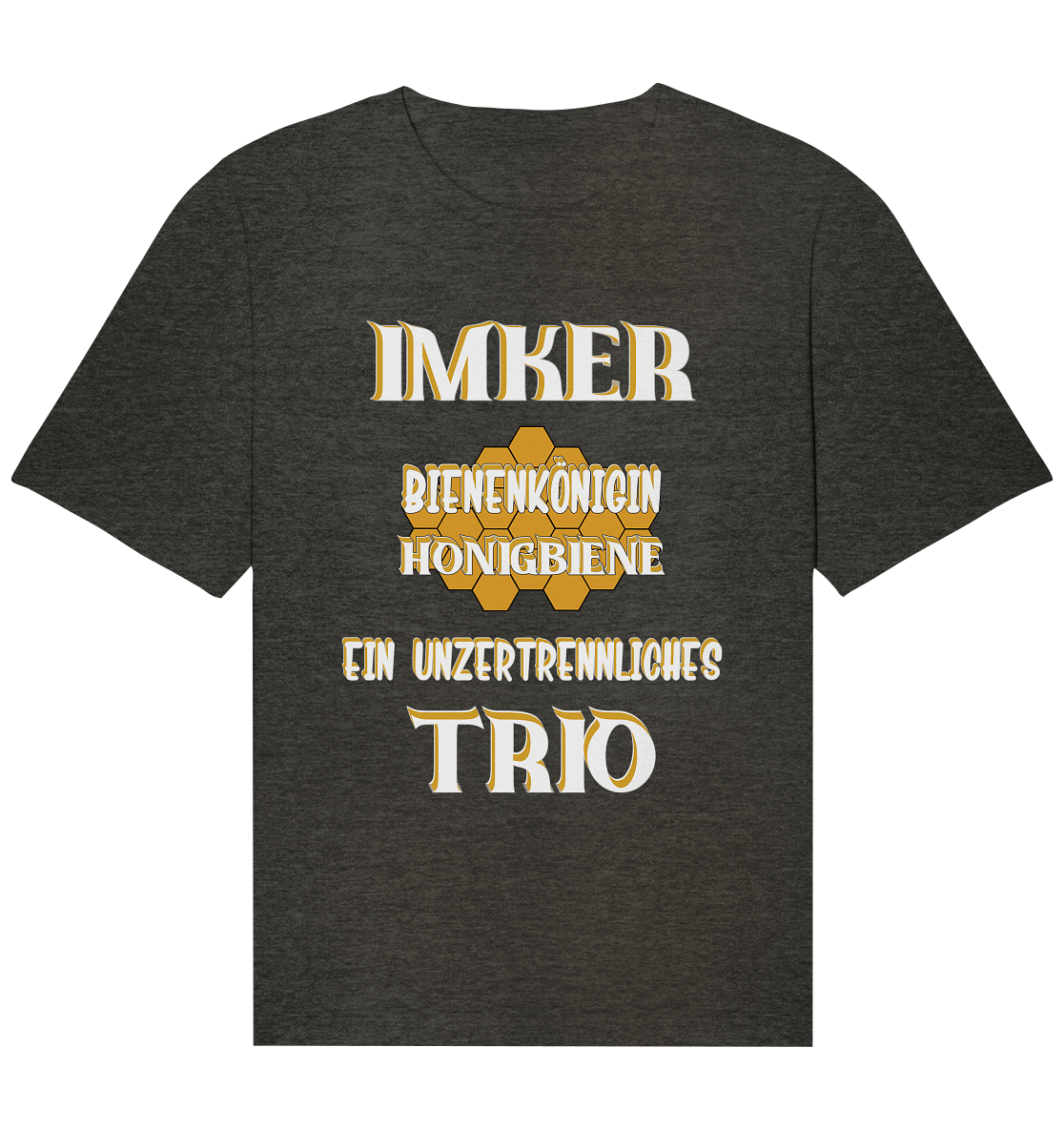 Imker- Bienenkönigin und Honigbiene, einTeam, Pfleger und Schützer von Bienen - Organic Relaxed Shirt