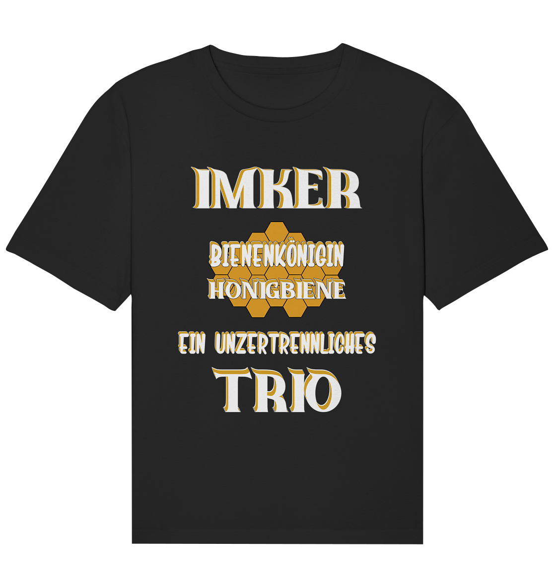 Imker- Bienenkönigin und Honigbiene, einTeam, Pfleger und Schützer von Bienen - Organic Relaxed Shirt