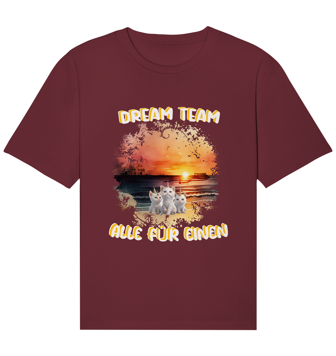 ORGANIC RELAXED SHIRT - DREAM TEAM ALLE FÜR EINEN NO 3