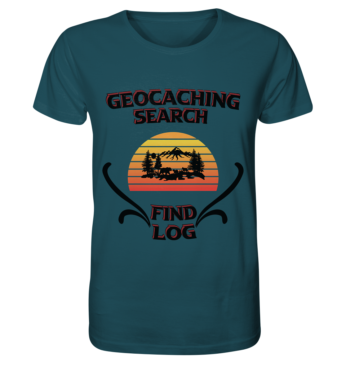 Geocaching, Suchen, Finden und Log, Geocaches - Organic Shirt