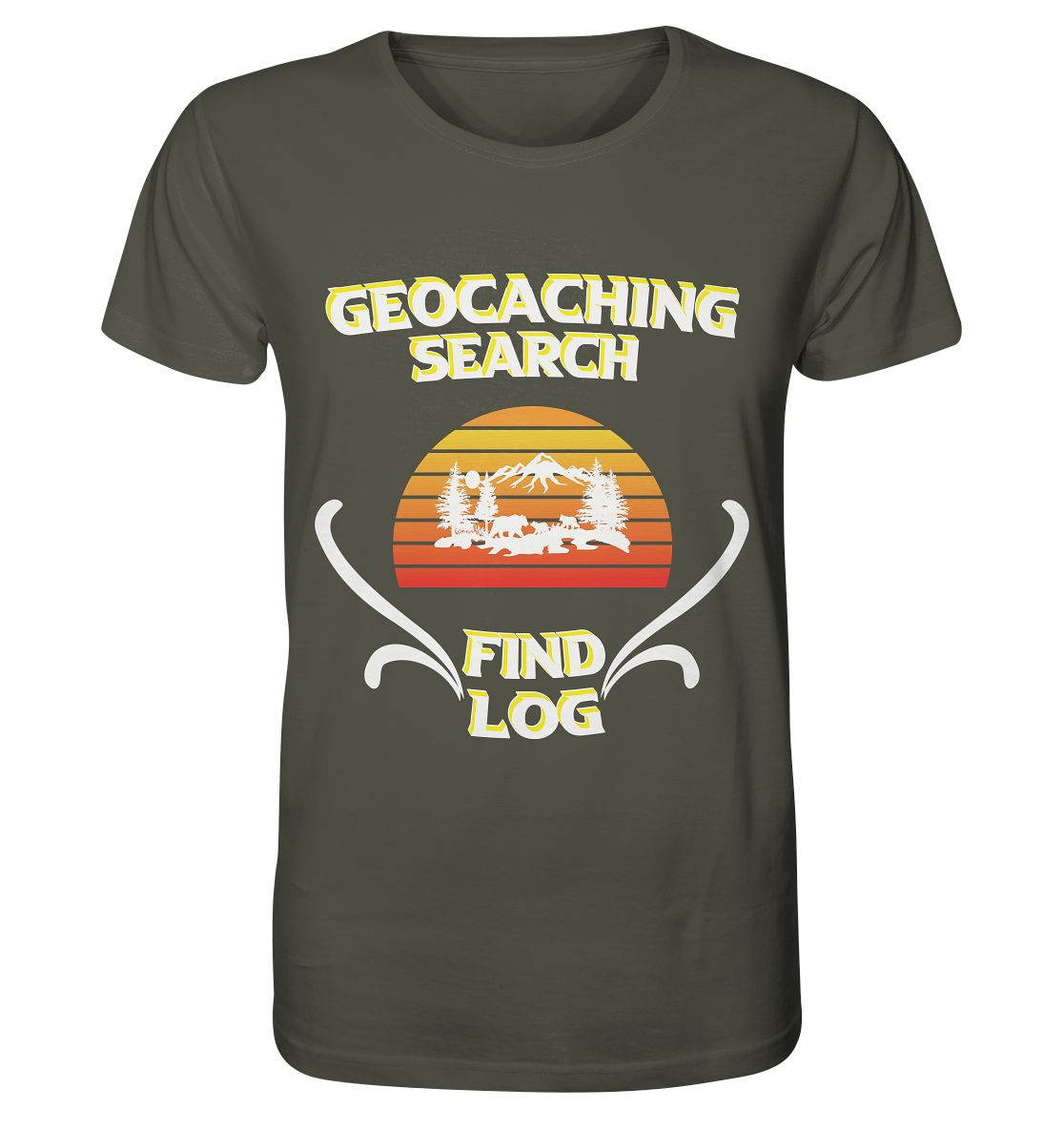 Geocaching, Suchen, Finden und Log, Geocache - Organic Shirt