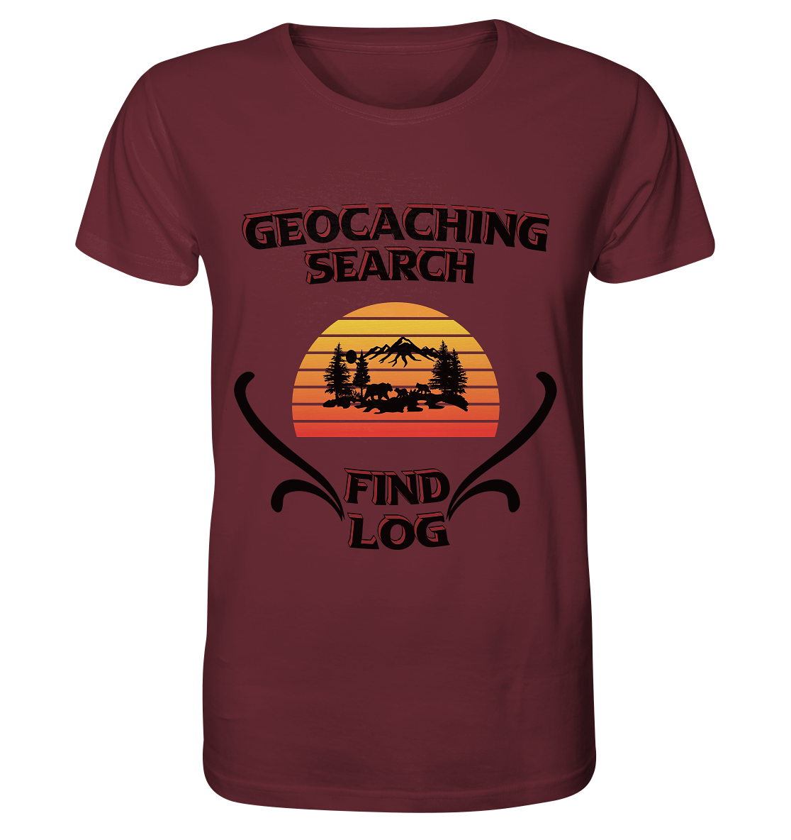 Geocaching, Suchen, Finden und Log, Geocaches - Organic Shirt