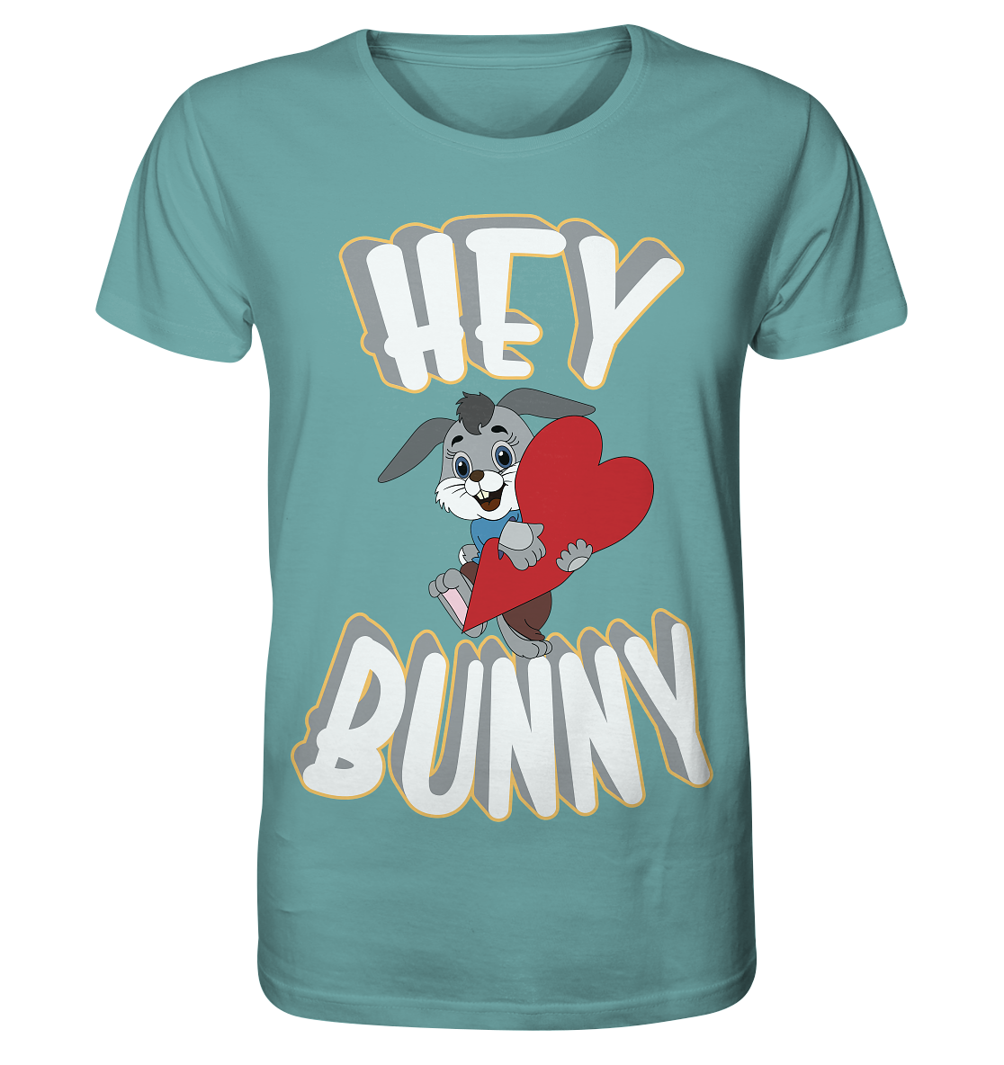 Hey Bunny, Valentine, Valentinstag am 14. Februar, Geschenkideen - Organic Shirt