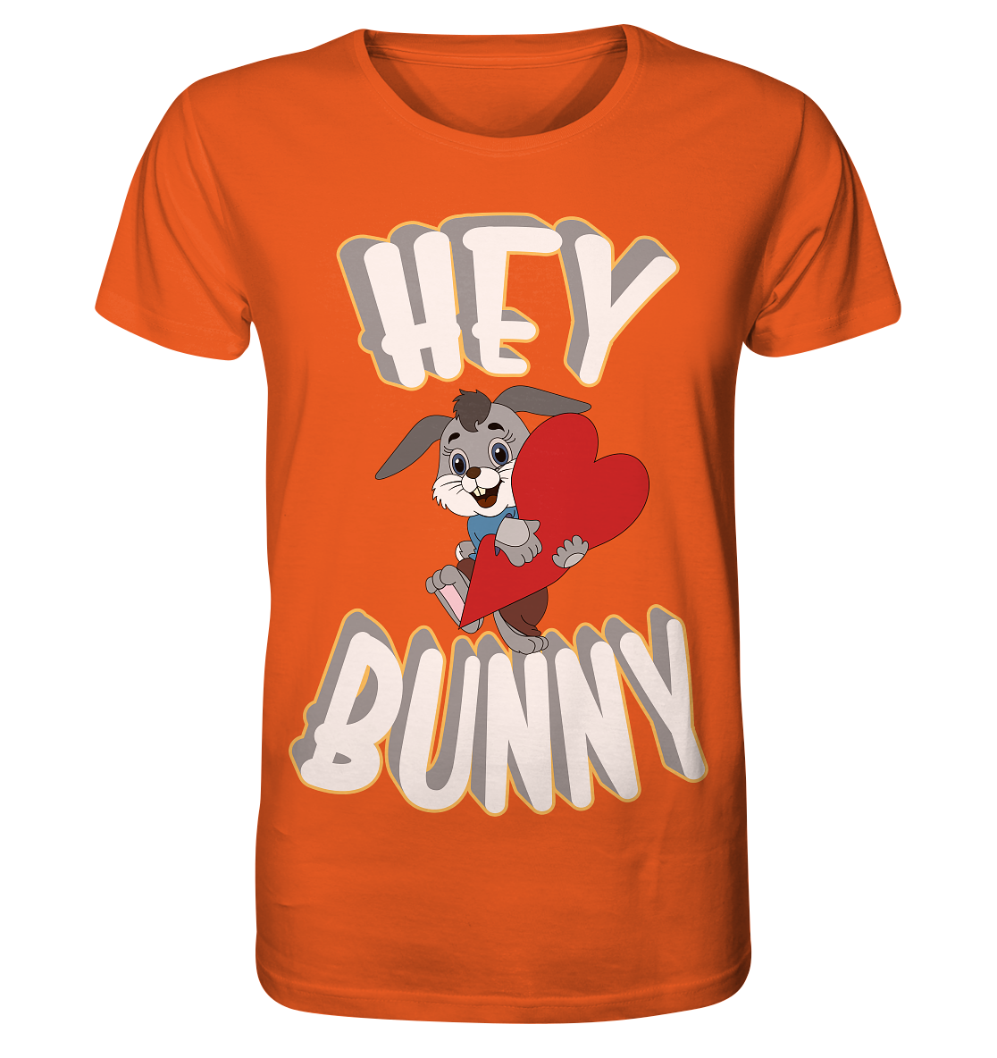 Hey Bunny, Valentine, Valentinstag am 14. Februar, Geschenkideen - Organic Shirt