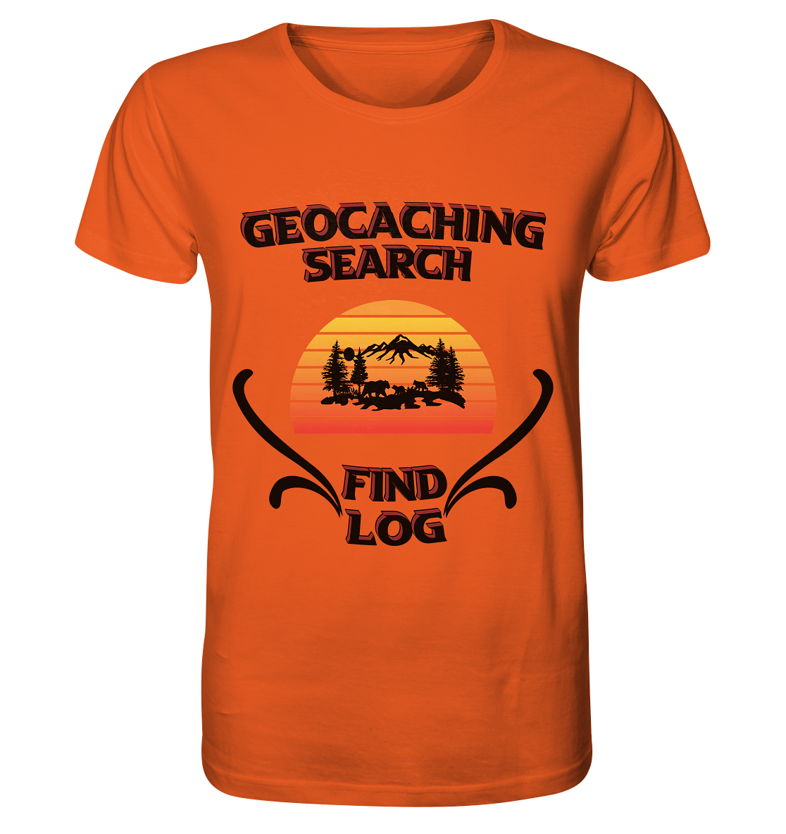 Geocaching, Suchen, Finden und Log, Geocaches - Organic Shirt