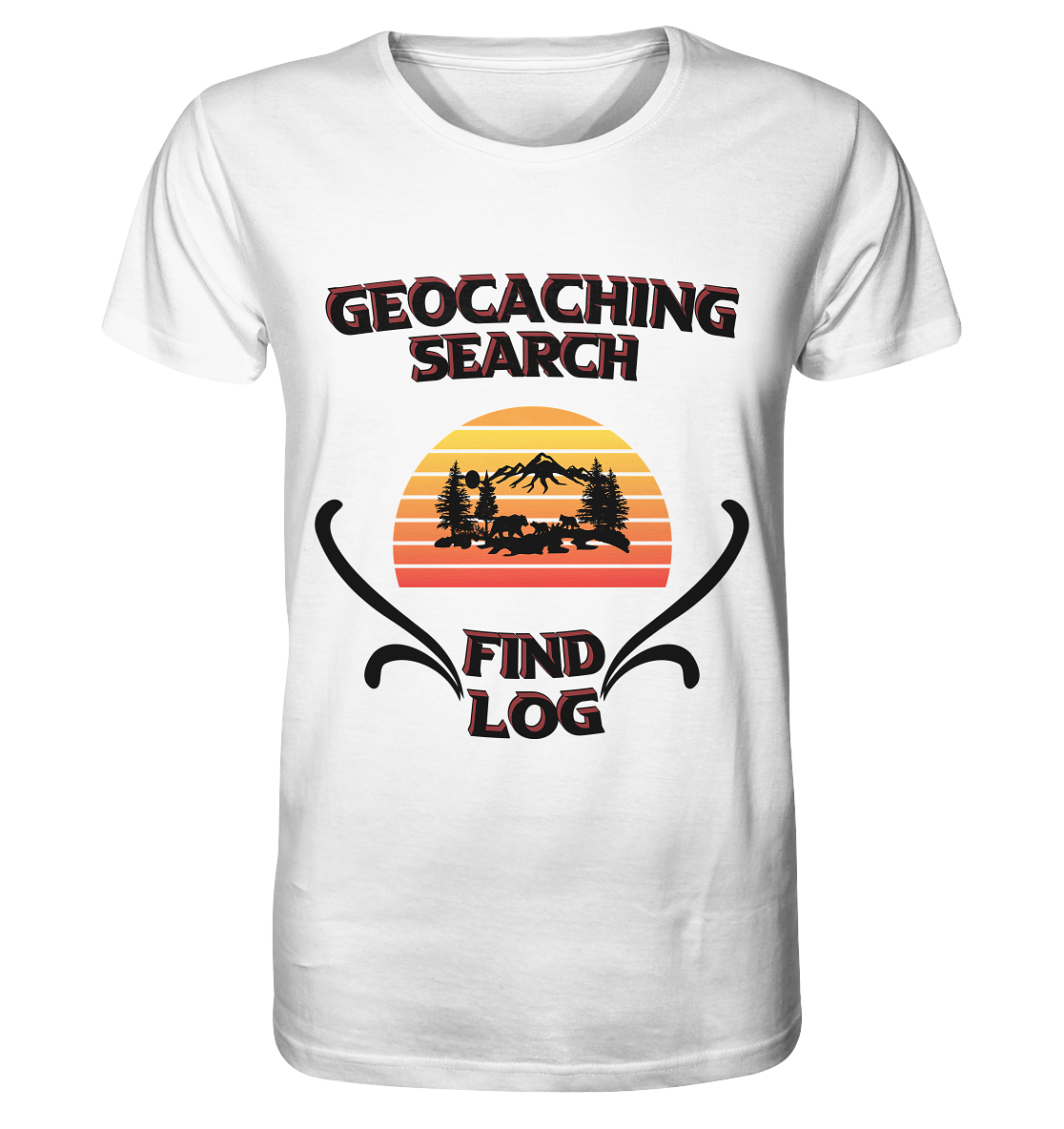 Geocaching, Suchen, Finden und Log, Geocaches - Organic Shirt