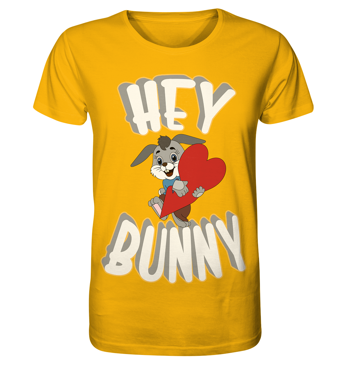 Hey Bunny, Valentine, Valentinstag am 14. Februar, Geschenkideen - Organic Shirt