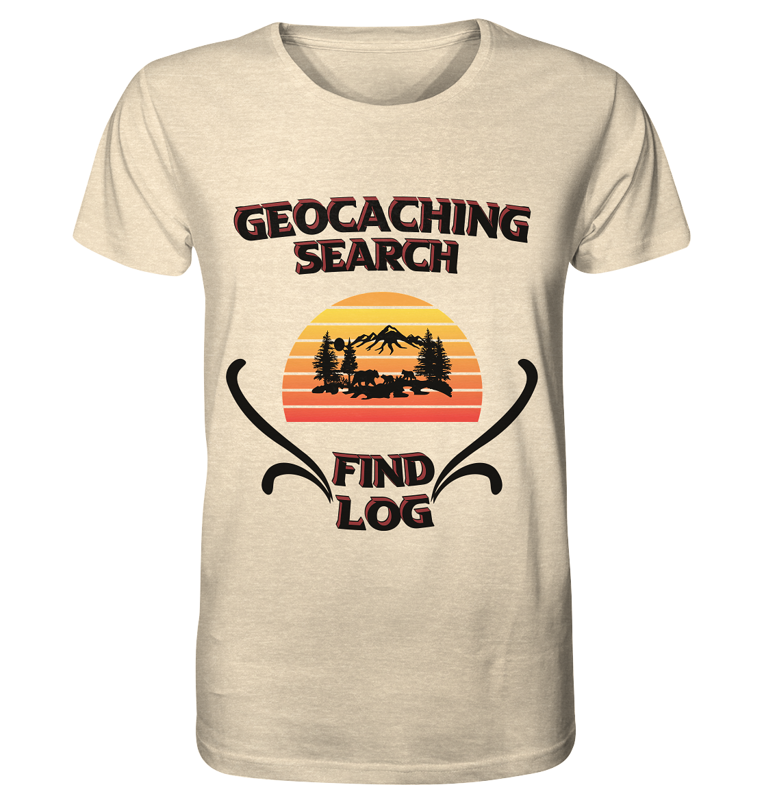 Geocaching, Suchen, Finden und Log, Geocaches - Organic Shirt