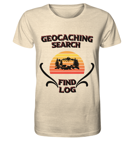 Geocaching, Suchen, Finden und Log, Geocaches - Organic Shirt