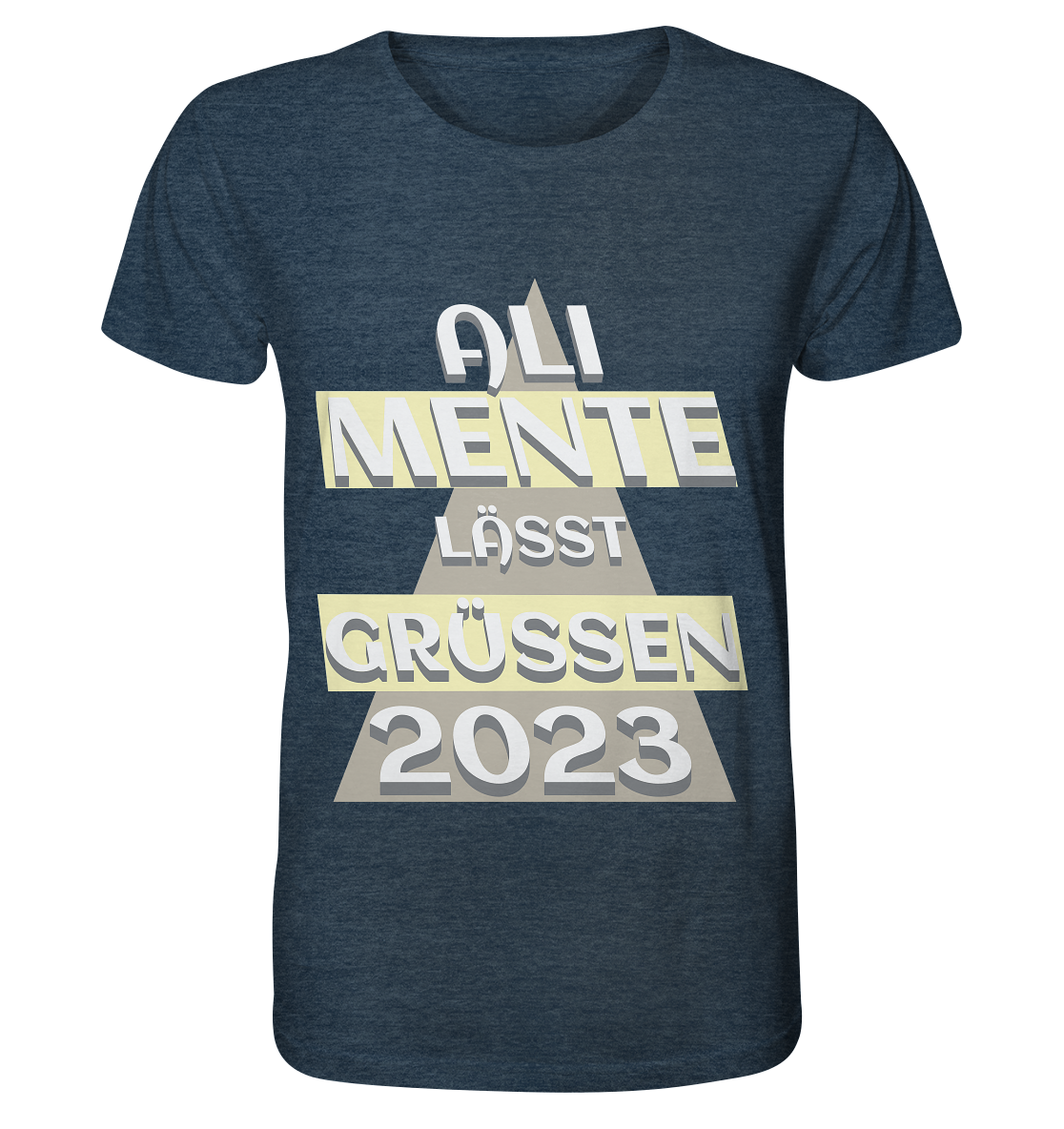 Ali Mente - Organic Shirt (meliert)