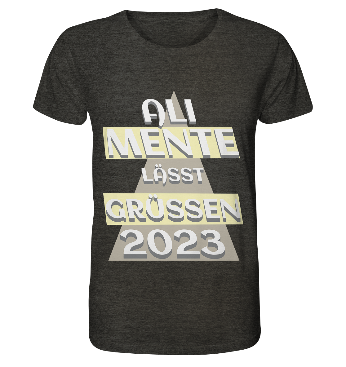 Ali Mente - Organic Shirt (meliert)