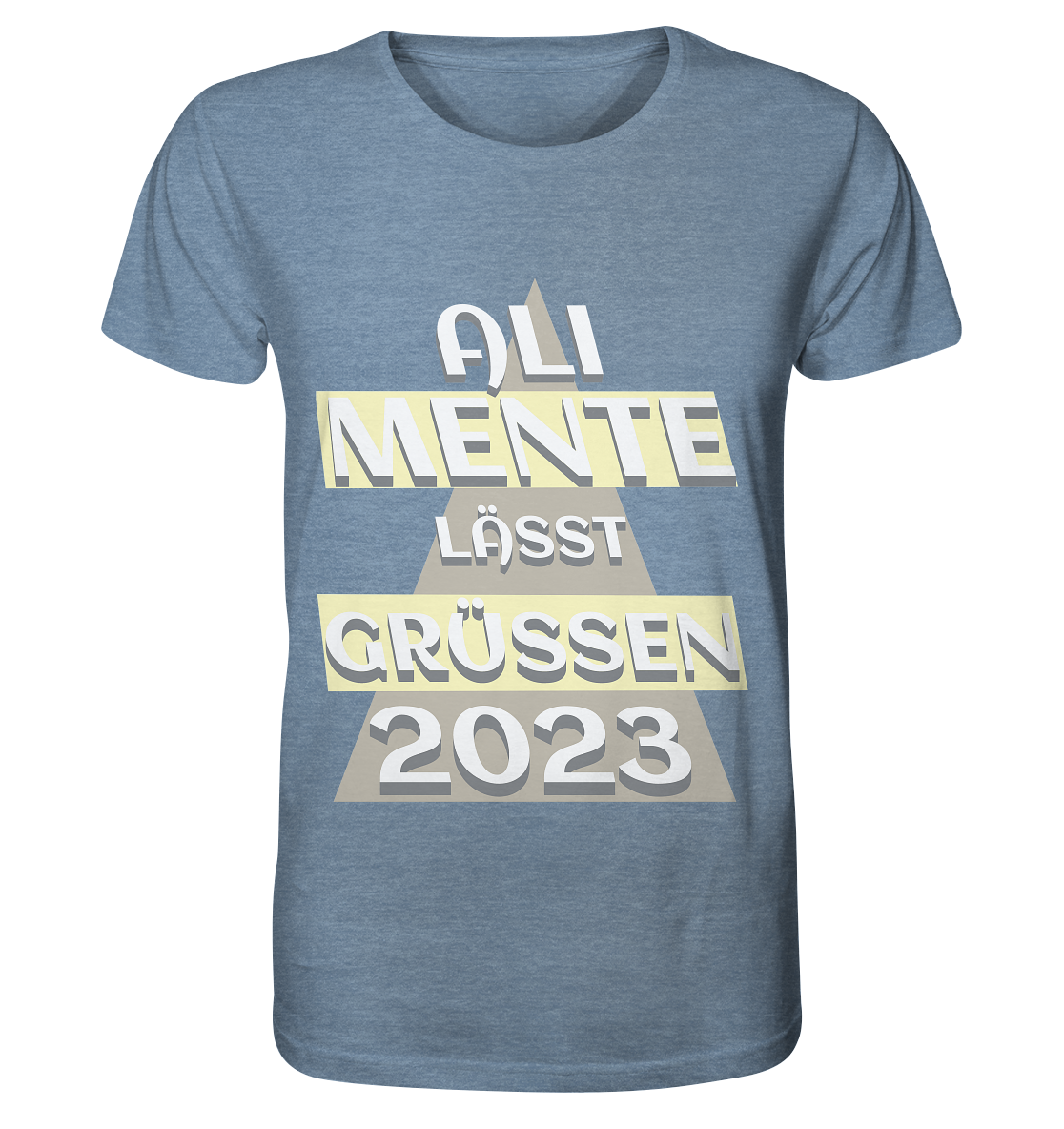 Ali Mente - Organic Shirt (meliert)