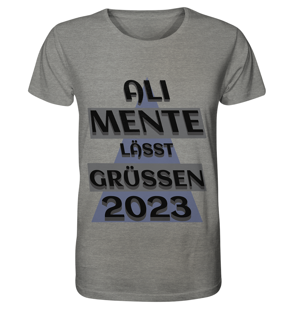 Ali Mente - Organic Shirt (meliert)