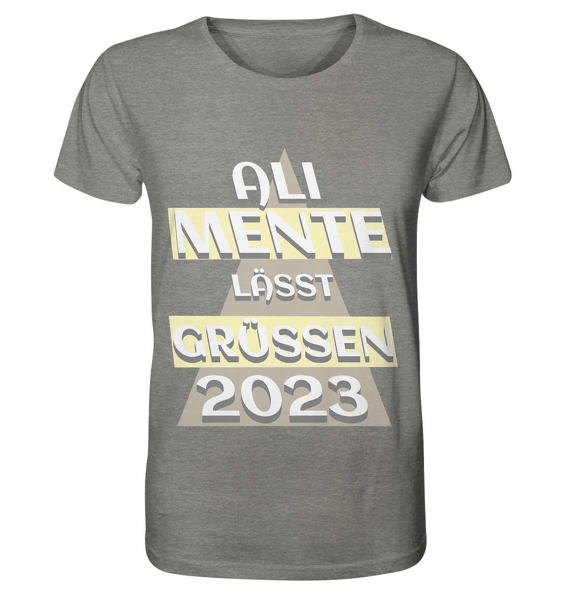 Ali Mente - Organic Shirt (meliert)