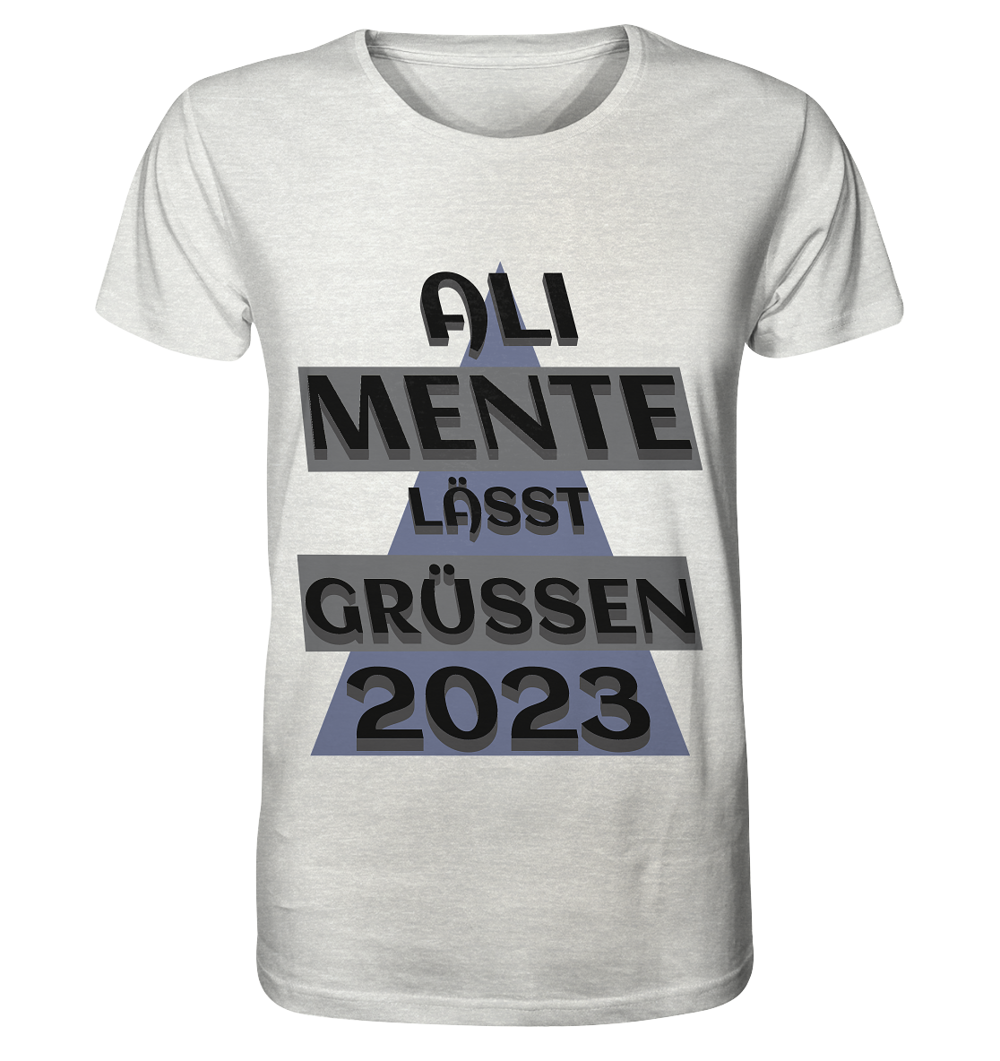 Ali Mente - Organic Shirt (meliert)