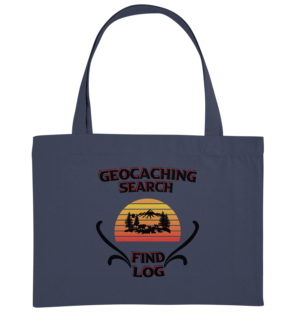 Geocaching, Suchen, Finden und Log, Geocaches - Organic Shopping-Bag