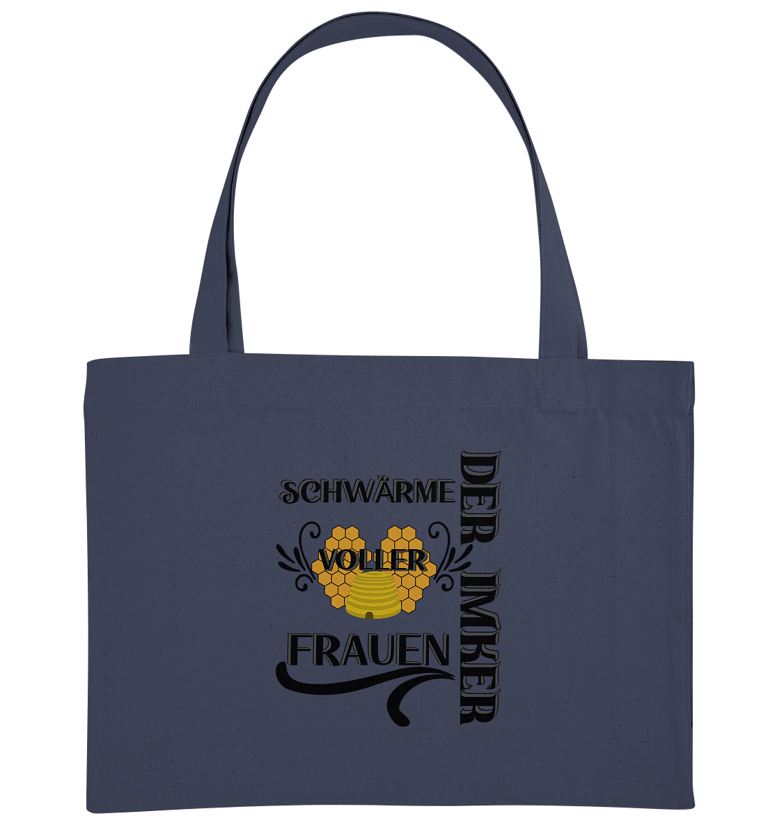 Der Imker, schwärme voller Frauen, Imkerei, Helden, schwarzes Design - Organic Shopping-Bag