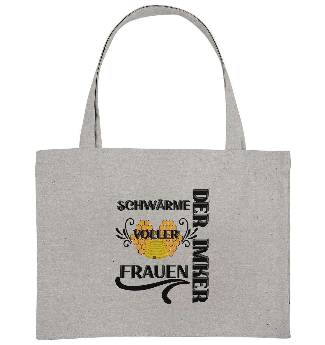 Der Imker, schwärme voller Frauen, Imkerei, Helden, schwarzes Design - Organic Shopping-Bag