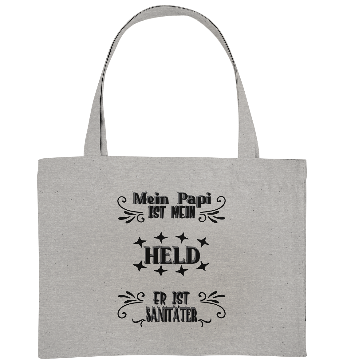 DAS PAPA PROJEKT-MEIN HELD-SANITÄTER- Organic Shopping-Bag