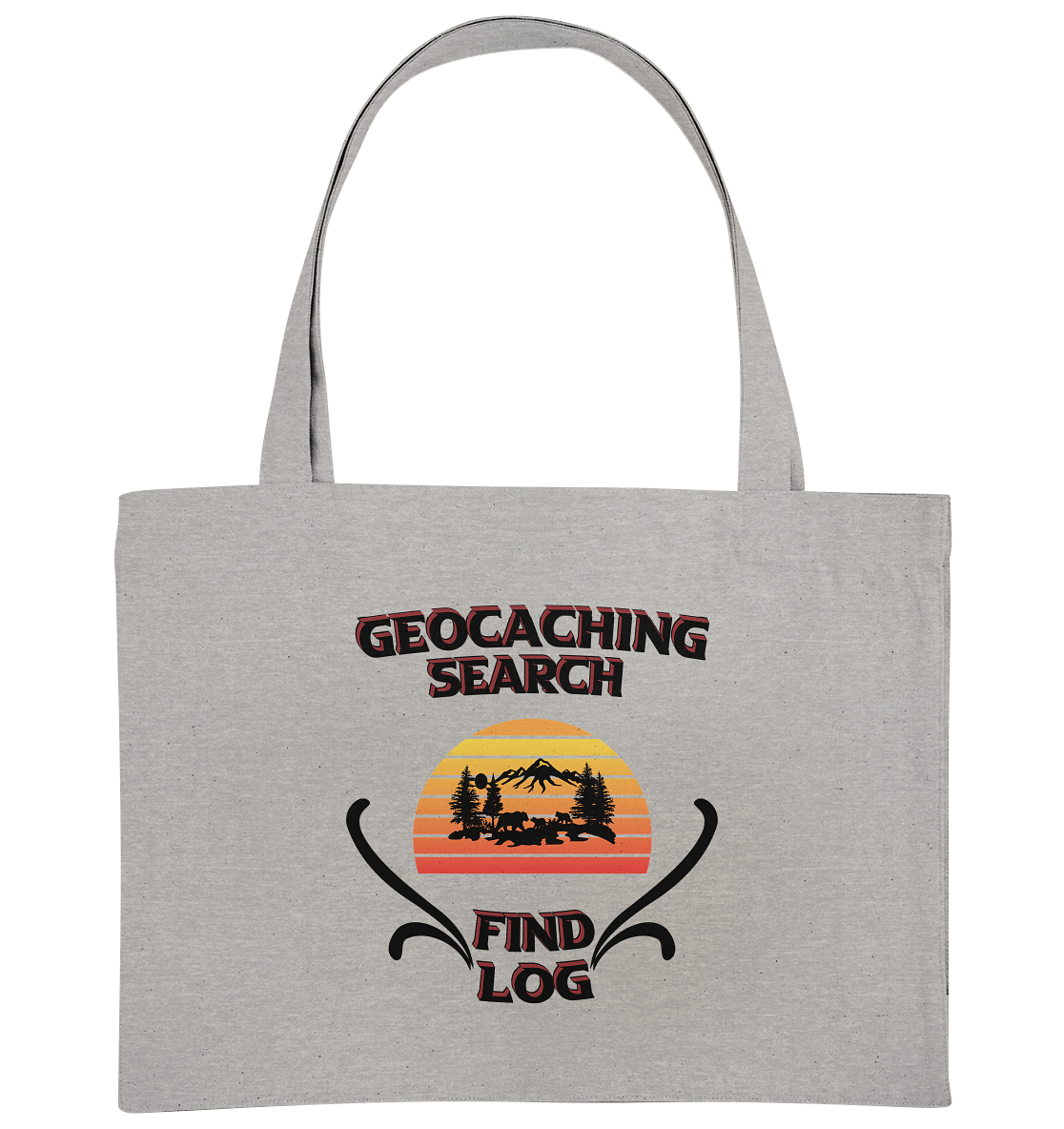 Geocaching, Suchen, Finden und Log, Geocaches - Organic Shopping-Bag