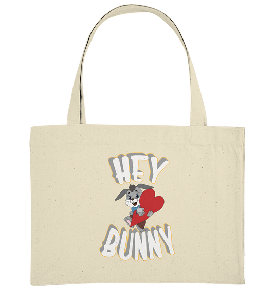 Hey Bunny, Valentine, Valentinstag am 14. Februar, Geschenkideen - Organic Shopping-Bag