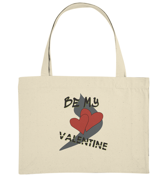 Be my Valentine, Valentinstag, 14. Februar - Organic Shopping-Bag