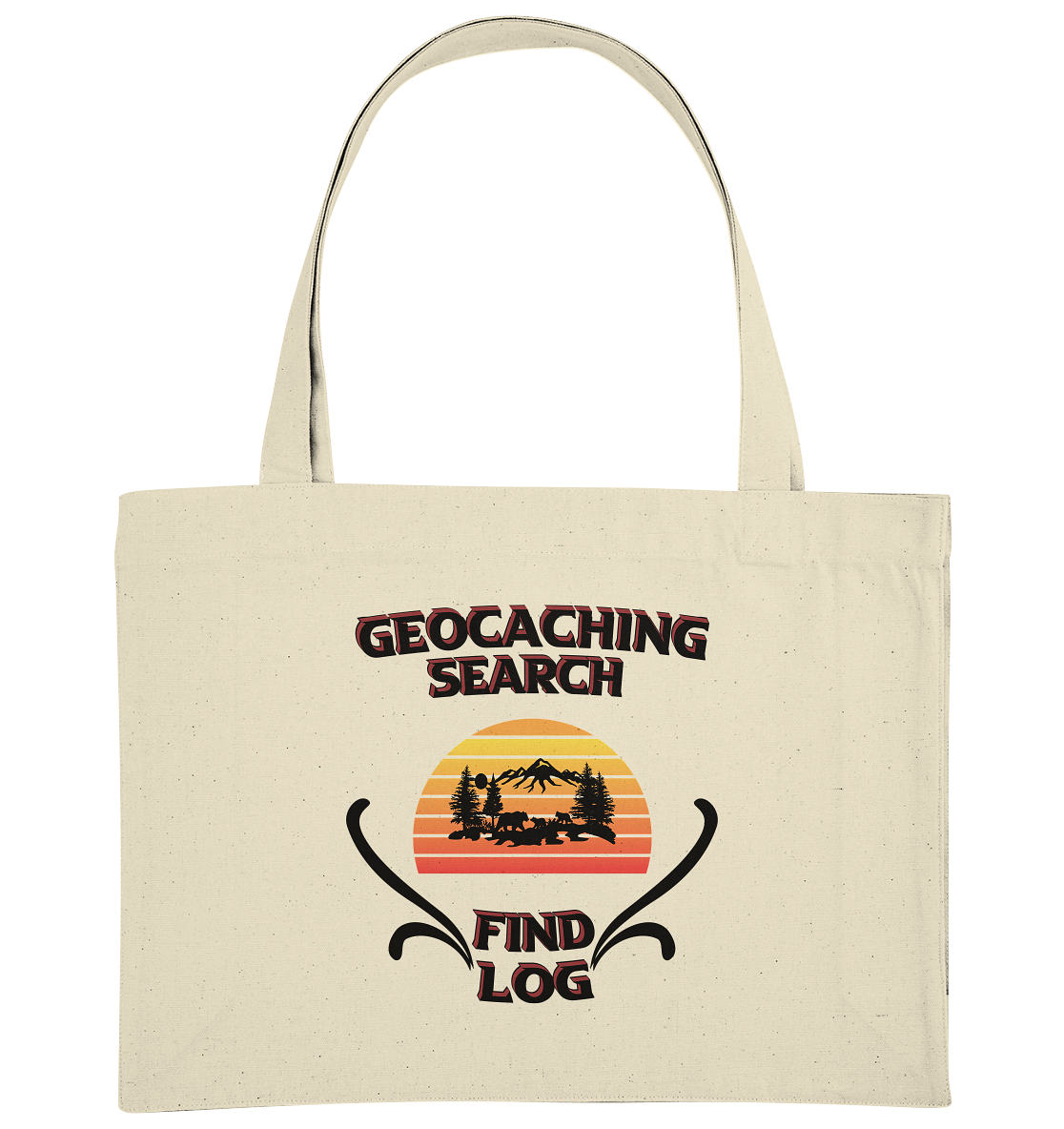 Geocaching, Suchen, Finden und Log, Geocaches - Organic Shopping-Bag