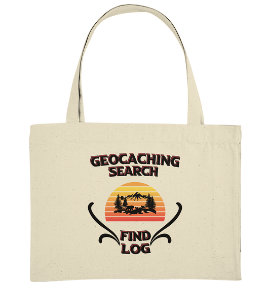 Geocaching, Suchen, Finden und Log, Geocaches - Organic Shopping-Bag