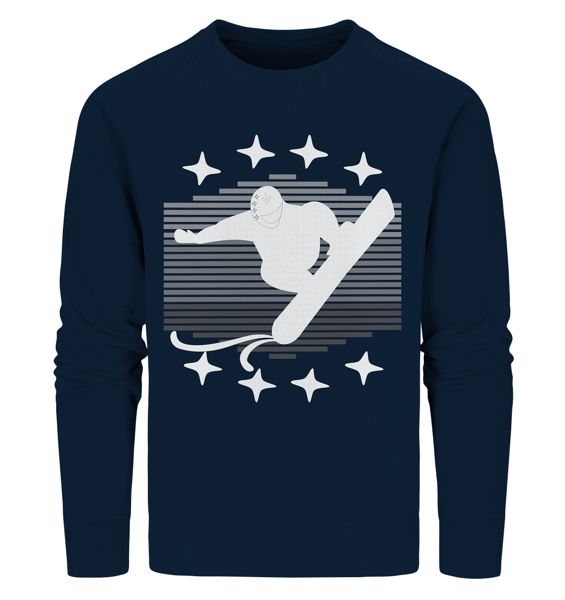 Snowboarder, Apres- Ski, Party danach, Piste - Organic Sweatshirt