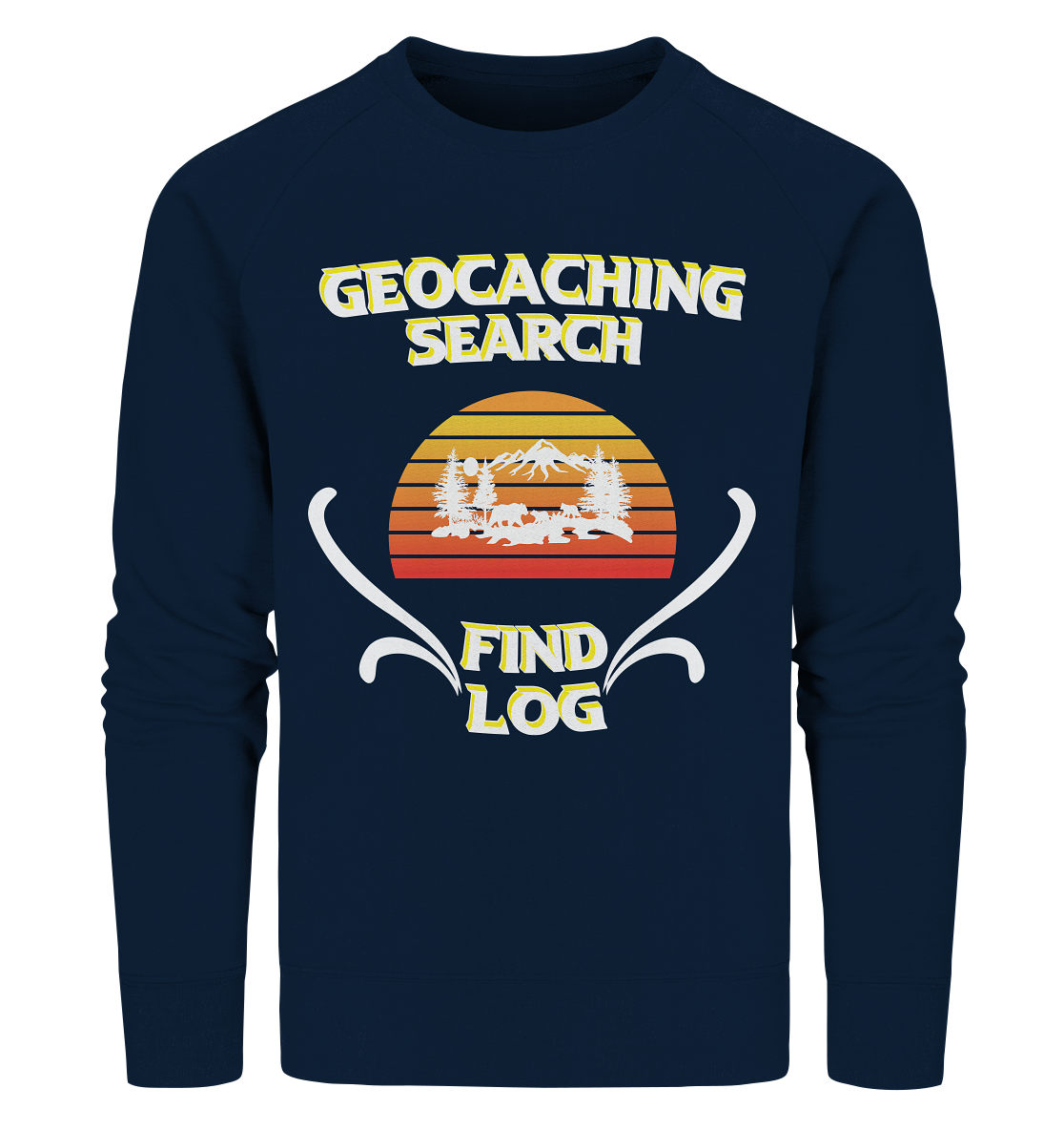 Geocaching, Suchen, Finden und Log, Geocache - Organic Sweatshirt