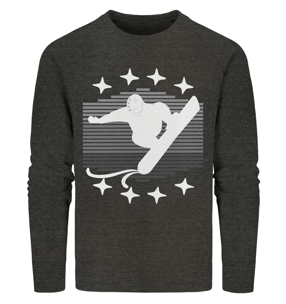 Snowboarder, Apres- Ski, Party danach, Piste - Organic Sweatshirt