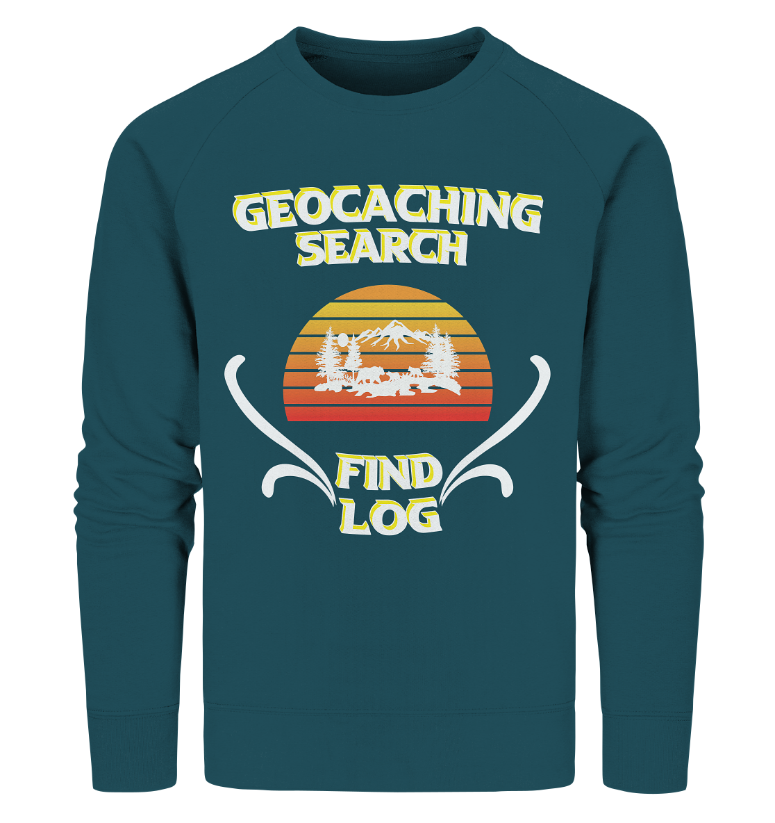 Geocaching, Suchen, Finden und Log, Geocache - Organic Sweatshirt