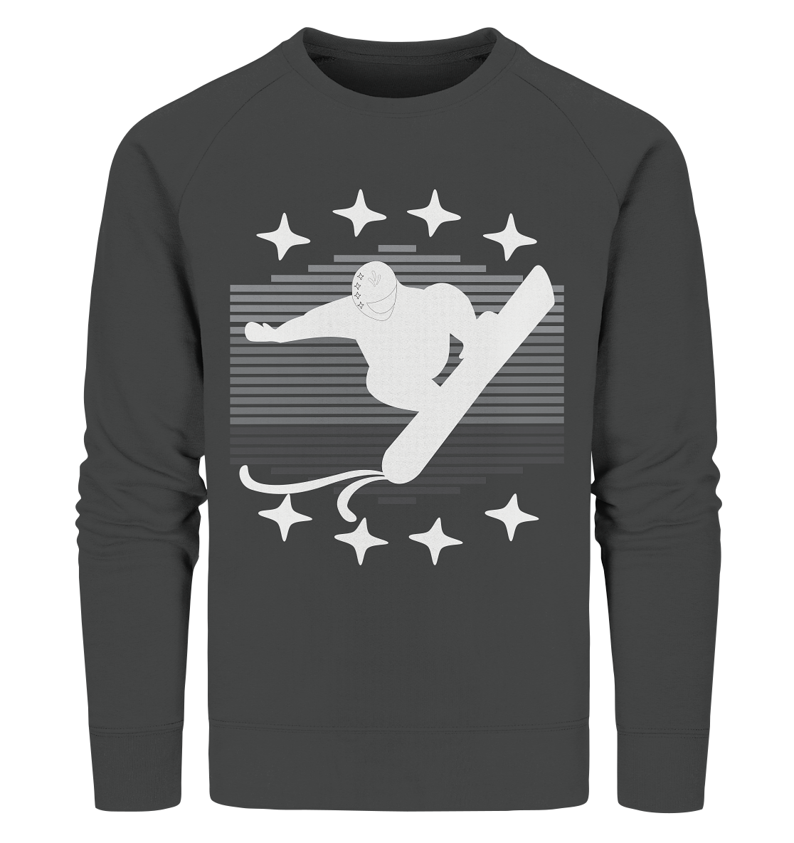 Snowboarder, Apres- Ski, Party danach, Piste - Organic Sweatshirt