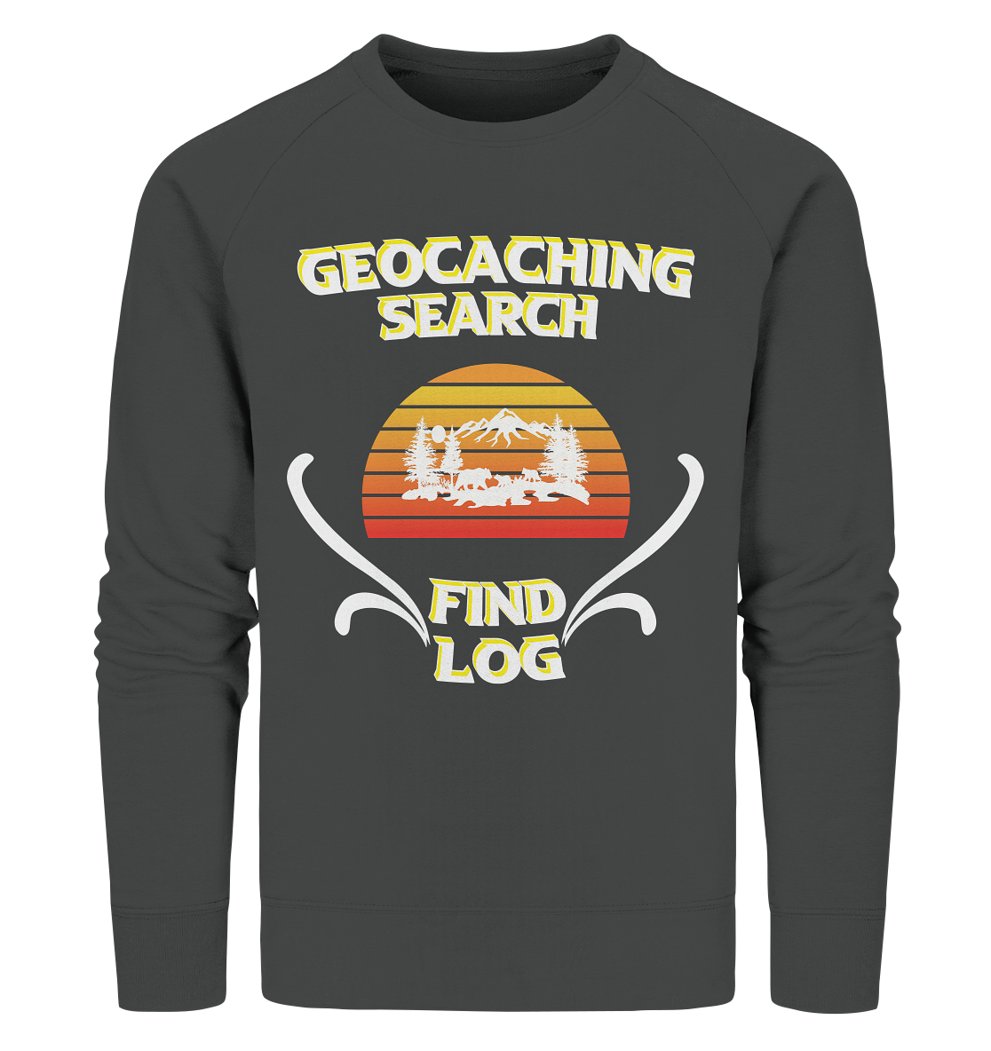 Geocaching, Suchen, Finden und Log, Geocache - Organic Sweatshirt