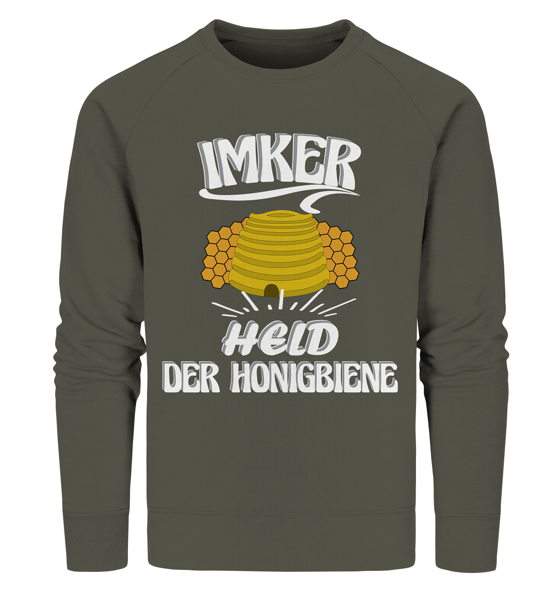 Imker, Bienen, Honig - Eine Magie, Imkerei, Wunder der Natur - Organic Sweatshirt