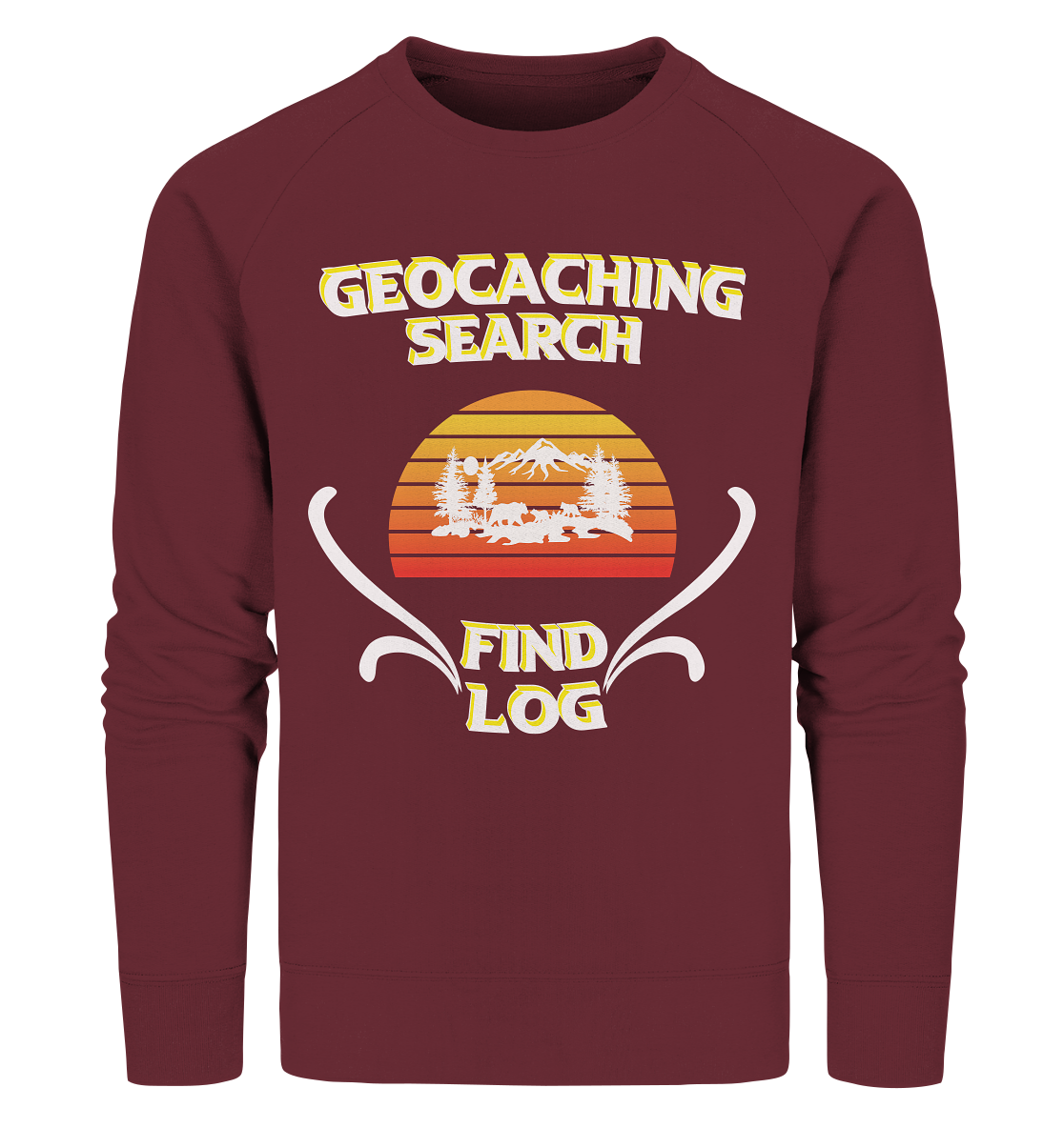 Geocaching, Suchen, Finden und Log, Geocache - Organic Sweatshirt