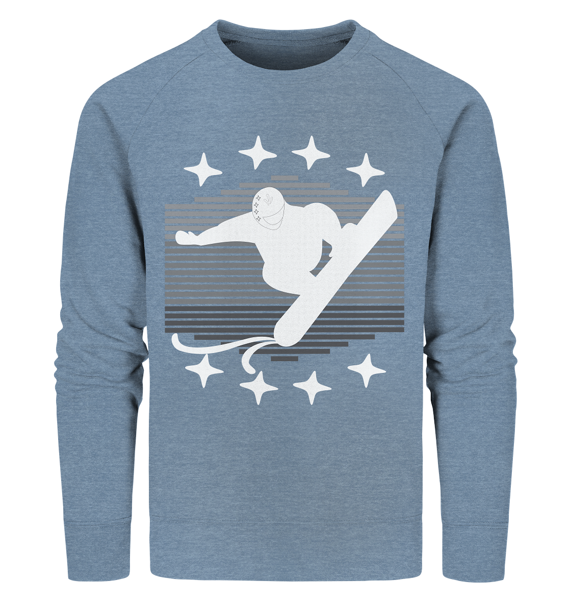 Snowboarder, Apres- Ski, Party danach, Piste - Organic Sweatshirt