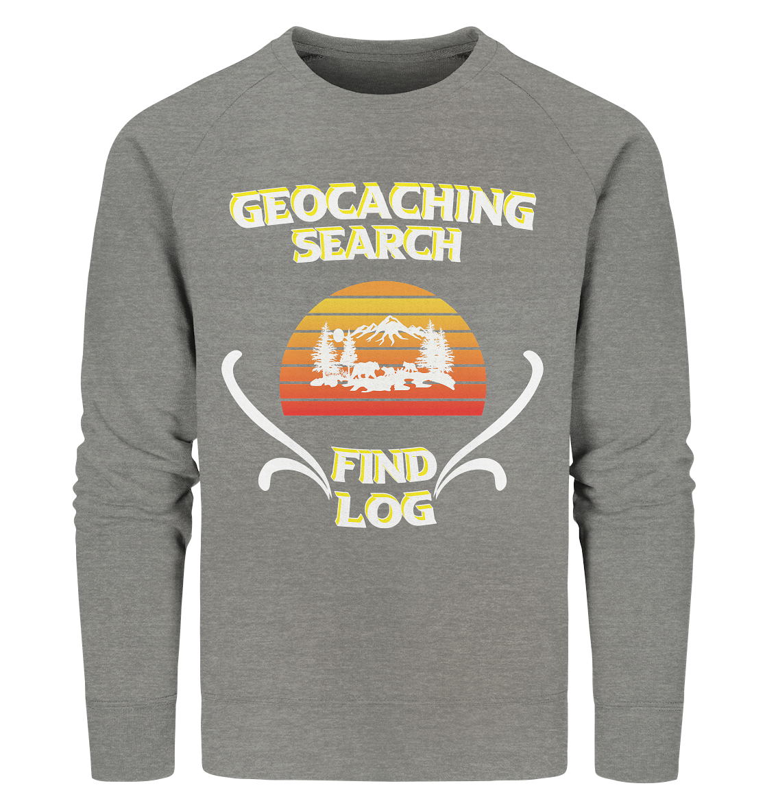 Geocaching, Suchen, Finden und Log, Geocache - Organic Sweatshirt