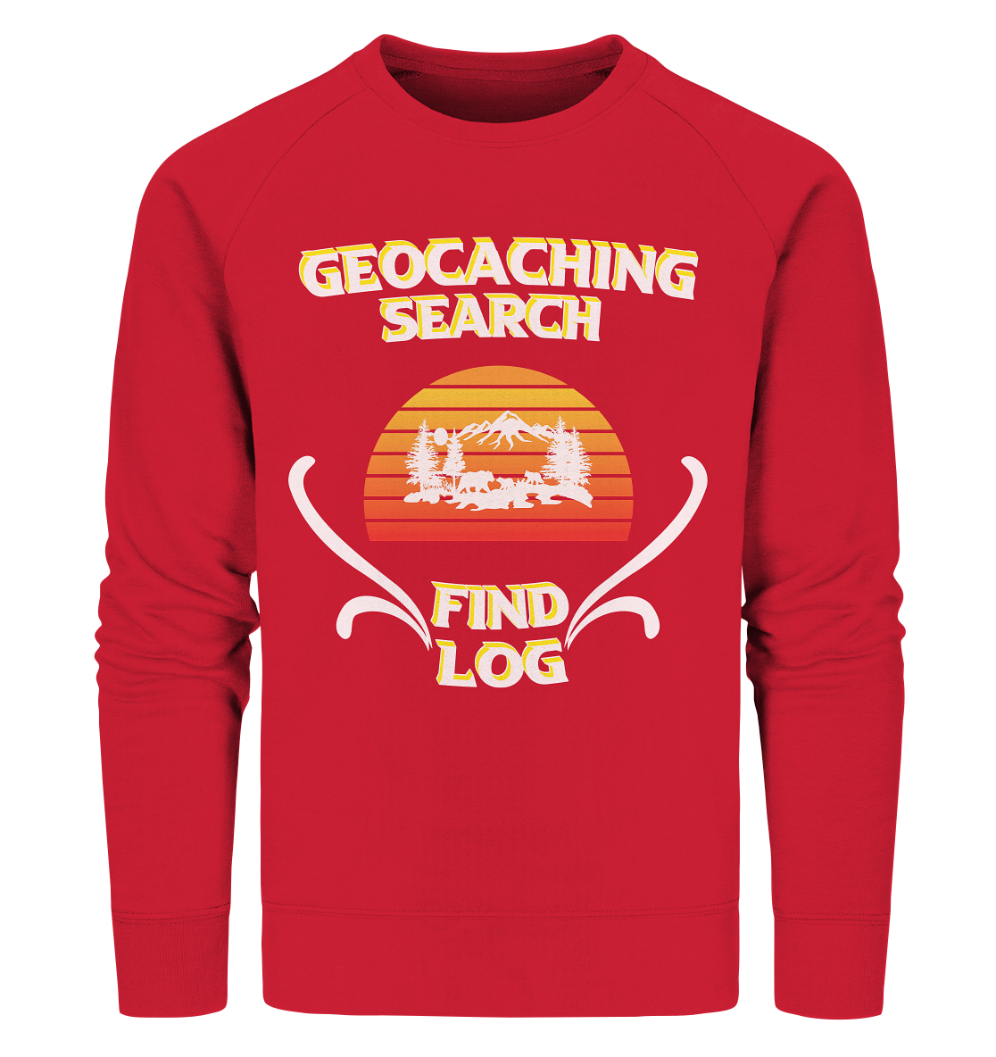 Geocaching, Suchen, Finden und Log, Geocache - Organic Sweatshirt