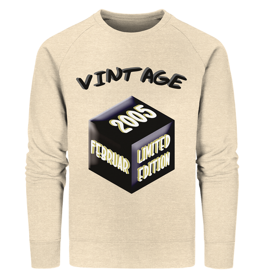 Vintage 2005 FEB Limited Edition, Geschenk zum 18 - Organic Sweatshirt