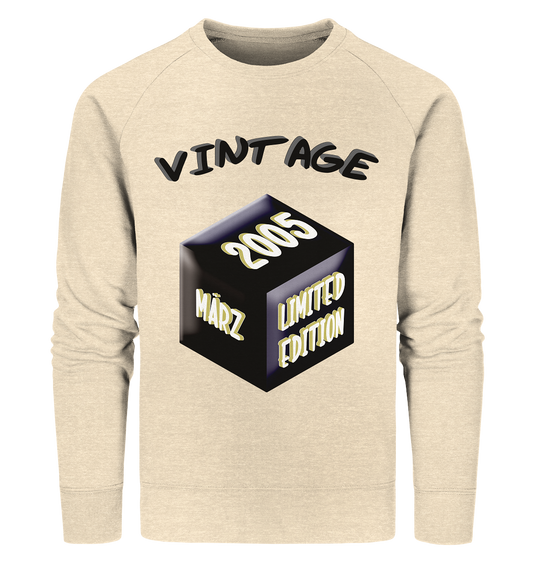 Vintage 2005 MÄRZ Limited Edition, Geschenk zum 18  - Organic Sweatshirt